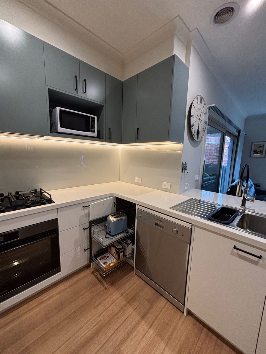Classic white kitchen with range cooker