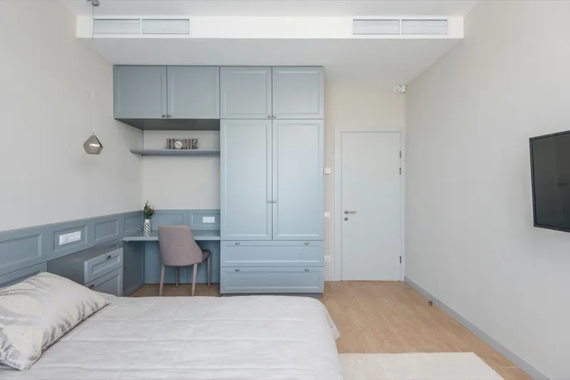Custom bedroom cabinetry and shelving Clyde North