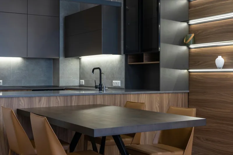 Timber veneer custom kitchen Clyde North