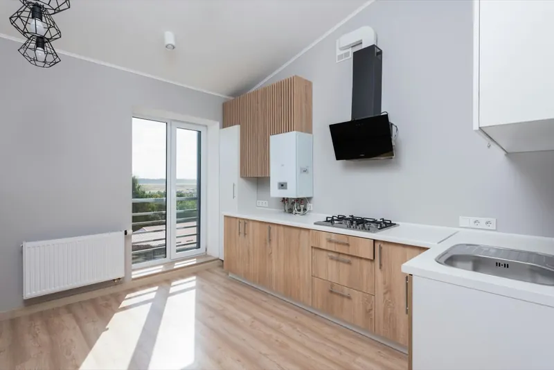 Custom island kitchen with stone top Cranbourne